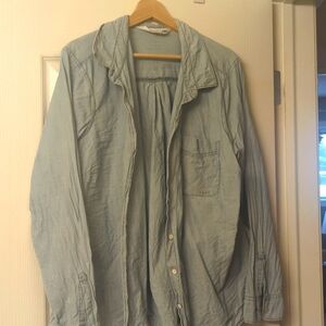 Western light denim shirt
